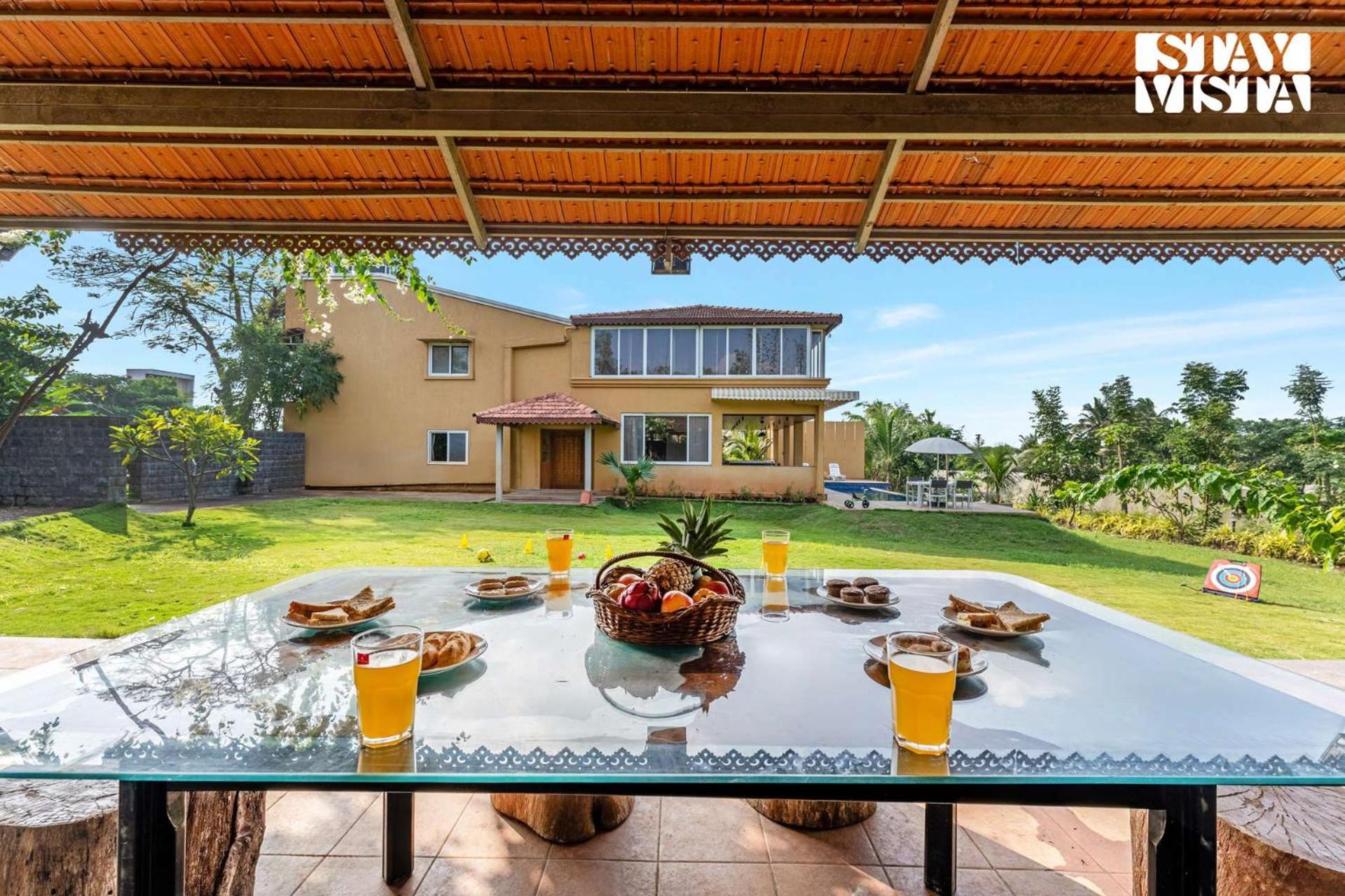 Stayvista At Countryside Meadows With Pool, Ac Pune Eksteriør bilde