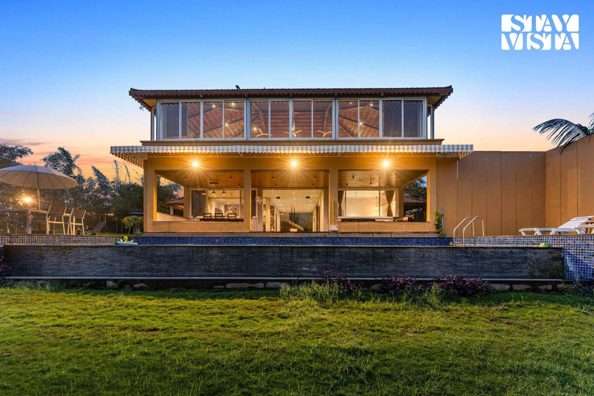 Stayvista At Countryside Meadows With Pool, Ac Pune Eksteriør bilde