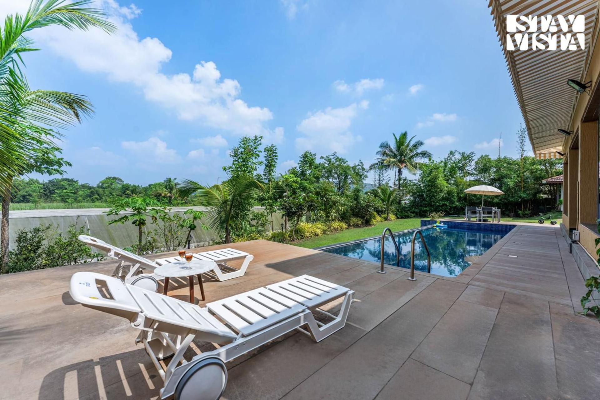Stayvista At Countryside Meadows With Pool, Ac Pune Eksteriør bilde